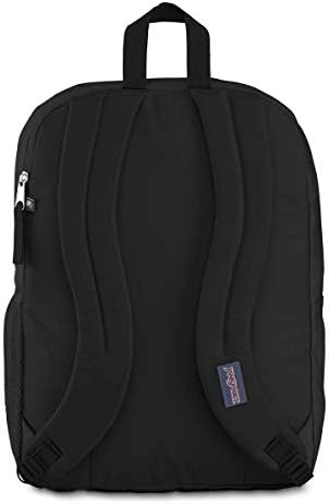 JanSport Laptop Backpack - Computer Bag with 2 Compartments, Ergonomic Shoulder Straps, 15” Laptop Sleeve, Haul Handle - Black - Image 5